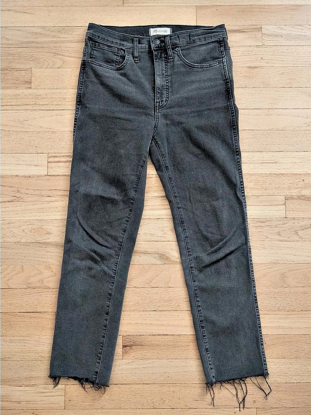 Madewell Stovepipe Jeans- Black- Waist 27